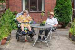 Mulberry Manor care home Swinton - garden