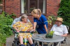 Mulberry Manor care home Swinton - garden