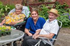 Mulberry Manor care home Swinton - garden